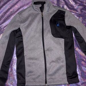 Boys Spyder Knit Full Zip Jacket